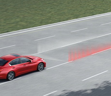 LANE DEPARTURE PREVENTION AND ACTIVE LANE CONTROL IT HELPS KEEP YOU ON THE STRAIGHT, AND THE NARROW
