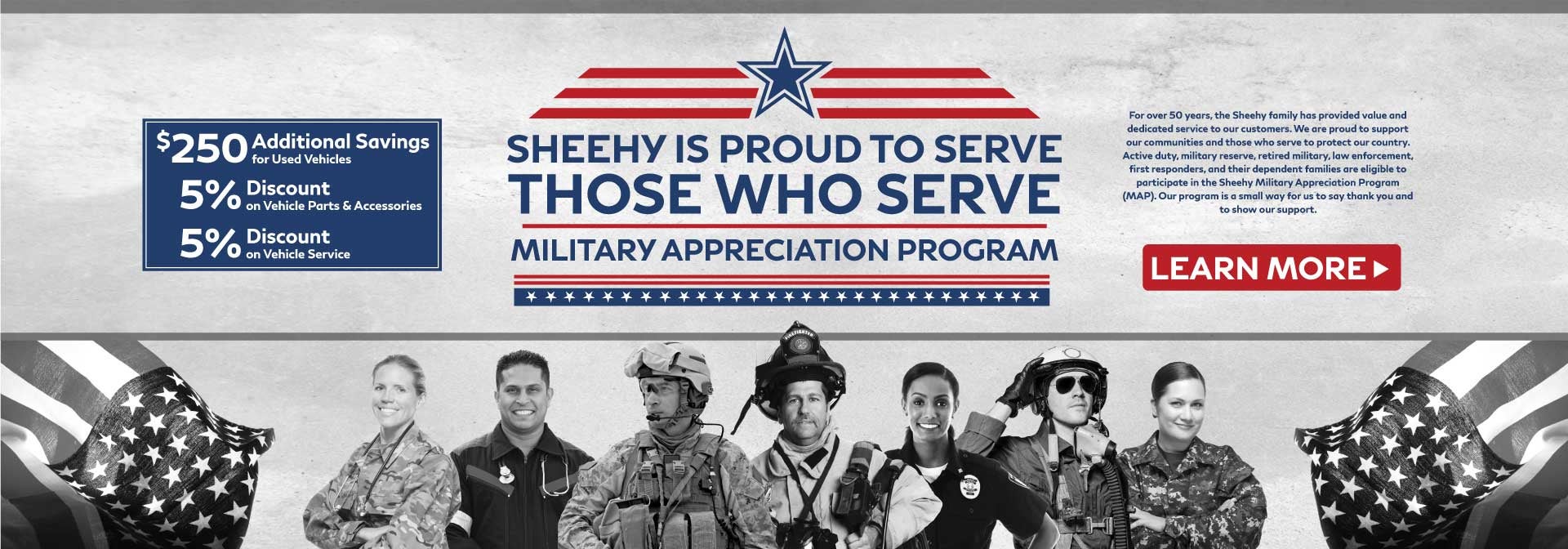 Sheehy Military Appreciation Program